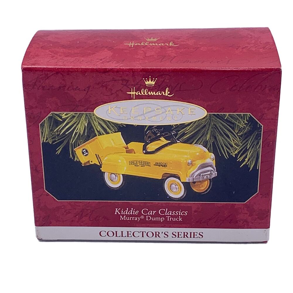 1997 Hallmark Keepsake Kiddie Car Classics Murray Dump Truck Christmas Ornament